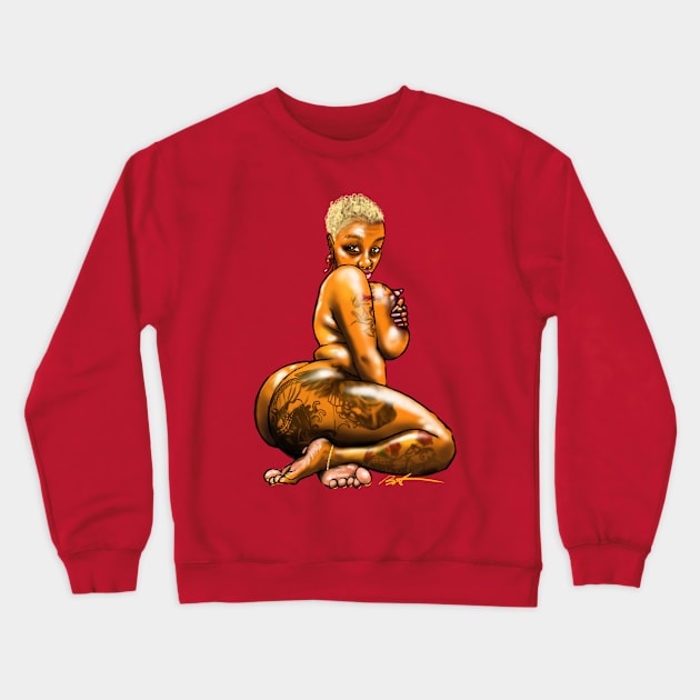 NKDROSE 1 Crewneck Sweatshirt by Timzartwork